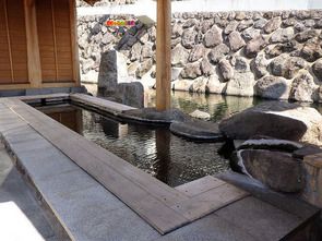 長崎県　島原温泉 ホテルの足湯かな～　