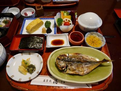 箱根湯本温泉　真綿の湯　萬翠楼福住　朝食・感想　④