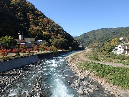 下部温泉 湯宿梅ぞ乃の朝食、下部温泉駅周辺の散策