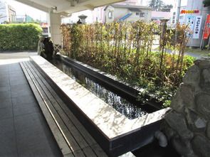 熊本県　繊月酒造　足湯