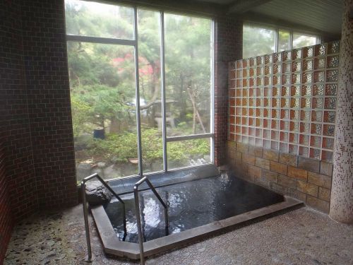 三島谷温泉　永久荘（長岡市）　透明度１０ｃｍの黒い濁り湯が、こんなところにあったとは。