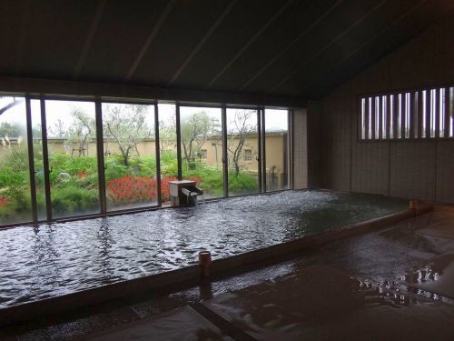 長島温泉　ガーデンホテルオリーブ　②大岩露天風呂　オリーブの湯