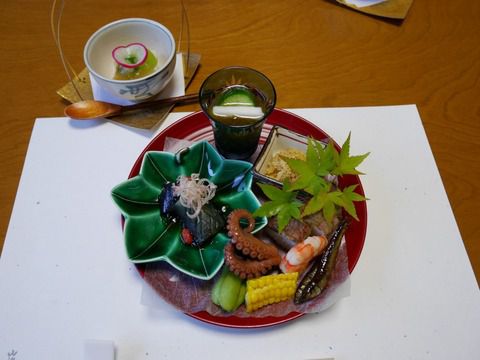 山神温泉　湯乃元館　夕食　③