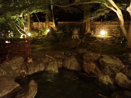 翠泉 湯の花温泉 大浴場と貸切露天風呂
