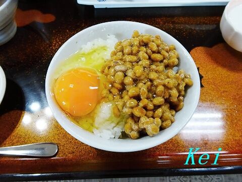 鹿沢温泉「鹿の湯つちや」(７)  朝食・おにぎり弁当 〔群馬県嬬恋村〕