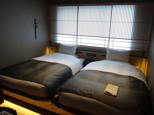 ｈｏｔｅｌ　ｔｏｕ　西洞院京都　②部屋と大浴場の紹介